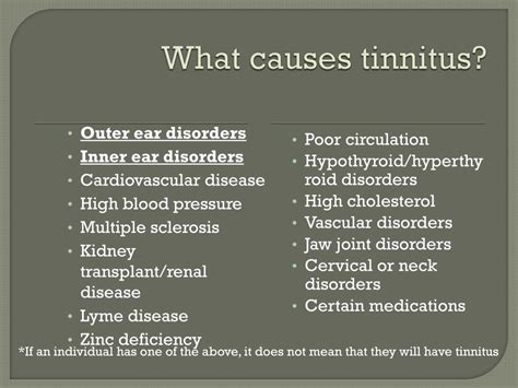 Ppt My Ears Are Ringing Tinnitus Powerpoint Presentation Free