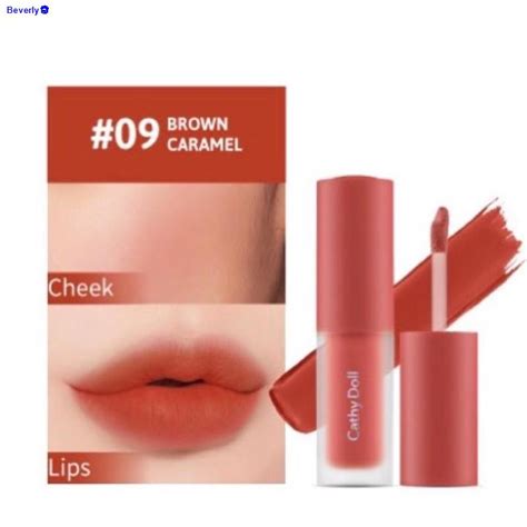 Cathy Doll Lip Cheek Nude Matte Tint G Shopee