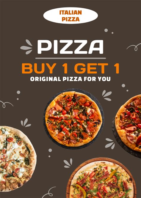 Promotional Offer For Original Pizza Online Flyer Template Vistacreate