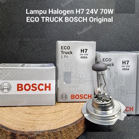 Jual BOHLAM LAMPU MOBIL HALOGEN H7 24V 70W ECO TRUCK BOSCH ORIGINAL