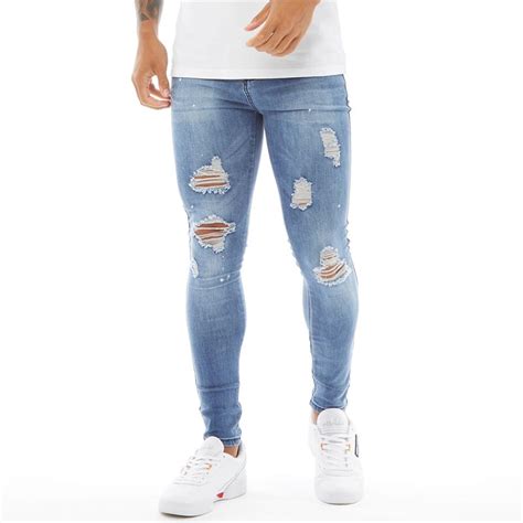 Buy Good For Nothing Mens Destroyed Paint Splatter Skinny Stretch Fit