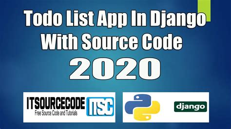 Todo List App Django With Source Code Itsourcecode