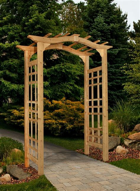 Westwood Wooden Garden Arbor By Eden Va Garden Entrance Wooden