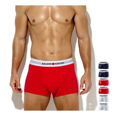 Briefs Para Hombre Bóxer Trusas Algodón 6 Piezas Arjen Kroos Envío Gratis