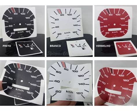 Adesivo Painel Fusca Itamar Velocímetro Combustível Vdo