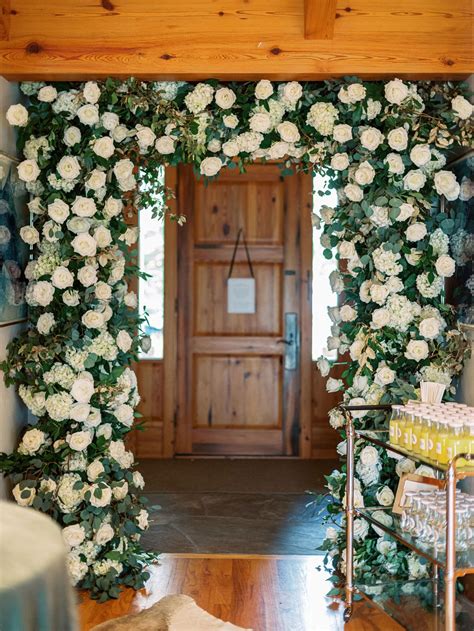 Greenery & White Floral Archway - Sara Judith Events