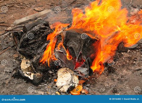 Burning Trash Stock Photography - Image: 2016482