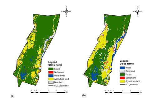 Classified Land Use And Land Cover Lulc Map Of Ghodaghodi Lake