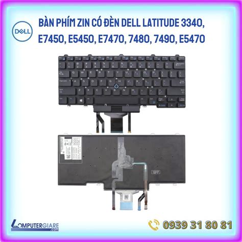 Bàn Phím Zin Có đèn Dell Latitude E7450 E5450 E7470 E7270 7480 7490 E5470 Bàn Phím Dell