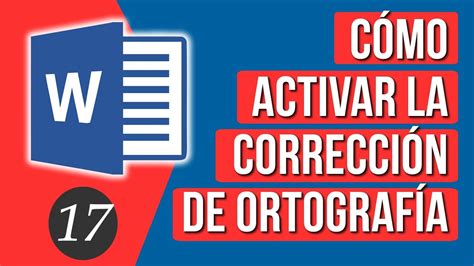 Como Activar La Correccion De Ortografia En Word YouTube