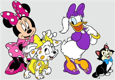 Minnie Mouse And Daisy Duck With Pets By Mmmarconi127 On Deviantart