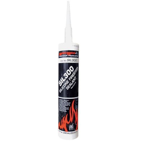 STI SIL300 Silicone Non Sag Firestop Sealant Limestone 10 1 Oz Cartridge