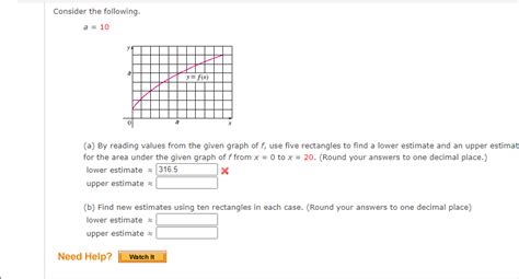 Solved Consider The Following A 10 A By Reading Values Chegg