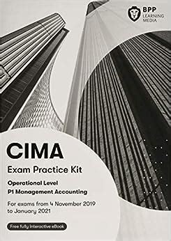 CIMA P1 Management Accounting Exam Practice Kit Amazon Co Uk BPP