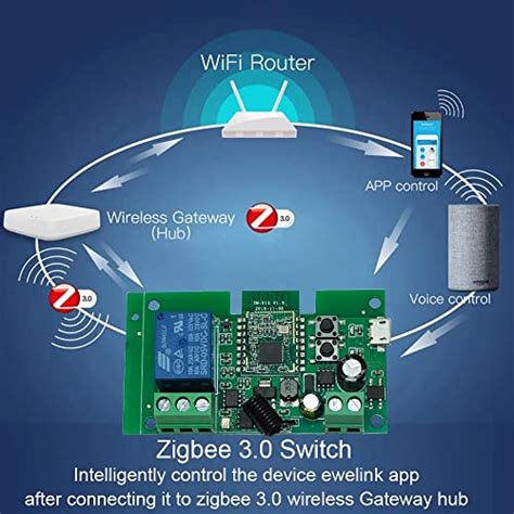 Mhcozy Channel V V Zigbee Smart Relay Switch Adjustable Selflock