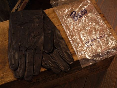 Buco Vintage Leather Motorcycle Racing Gloves Medium Dead Stock