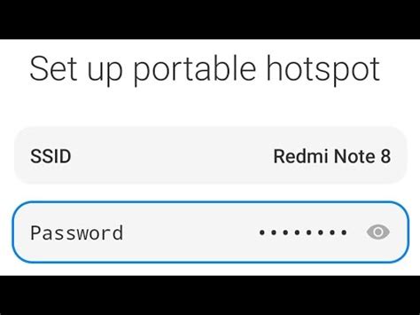 How To Set Hotspot Password In Redmi Mobile YouTube