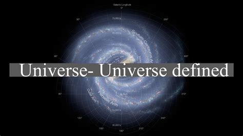 Universe - Universe defined - YouTube