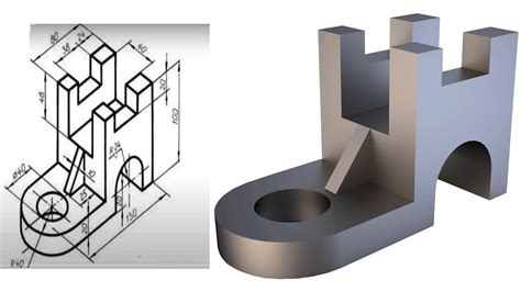 Tutorial De Solidworks Para Principiantes Ejercicio Modelar Piezas