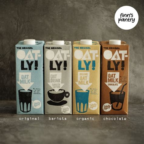 Jual OATLY Oat Milk 1L Susu Oat Gandum Lactose Dairy Free Barista