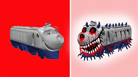 Chatsworth Chuggington As HORROR VERSION 😲 - YouTube