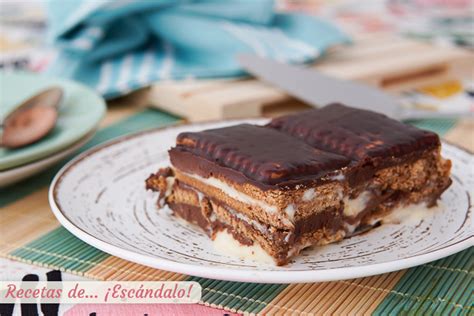 Receta Tarta De La Abuela En Thermomix Con Chocolate Galletas Y