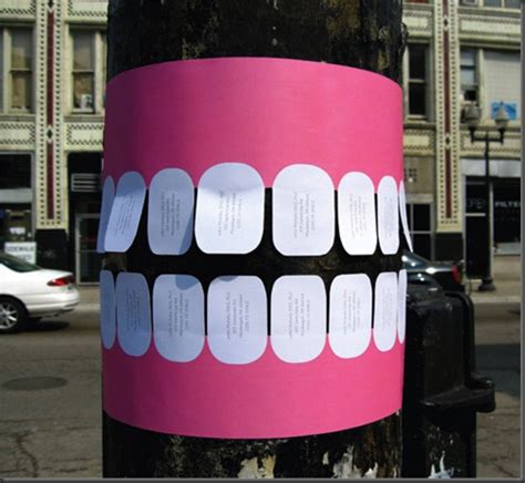 Dentist Sign Guerilla Marketing Of The Best Examples To Inspire