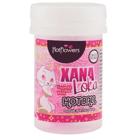 Hot Ball Bolinha Xana Loka Dupla 3g Hot Flowers