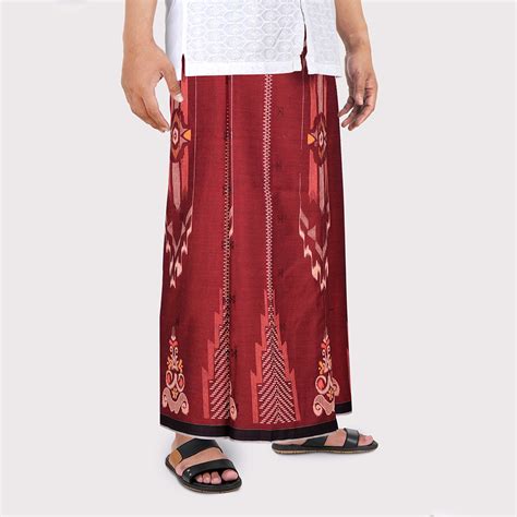 Sarung Mangga Classy Merah Image 02