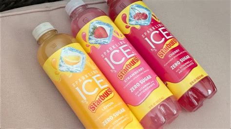 Trying Sparkling Ice Starburst Drinks Youtube