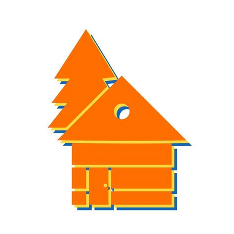 Wood Cabin Vector Icon 28309019 Vector Art At Vecteezy