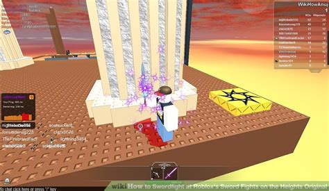 How to Swordfight at Roblox's Sword Fights on the Heights Original