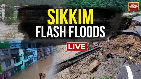 Sikkim Floods Updates Live Flash Flood Alert In Sikkim As Teesta Water