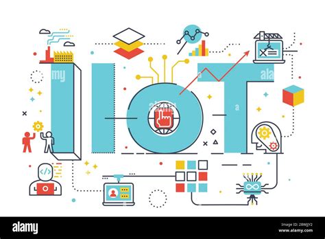 IIoT Industrial Internet Of Things Word Illustration For Business