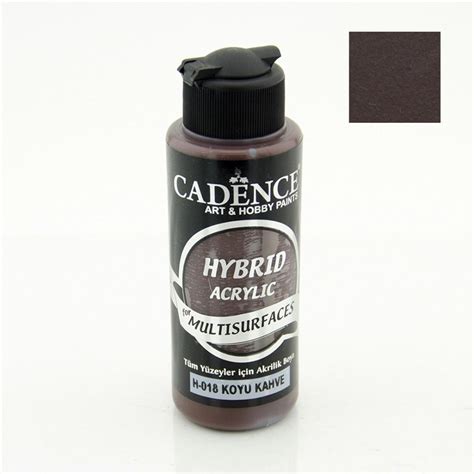 Cadence Hybrid Multisurface Akrilik Boya 120 Ml H018 Koyu Kahve Karin