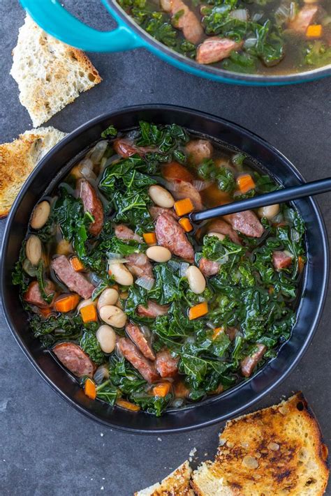 Italian Sausage Kale Soup Recipe Momsdish