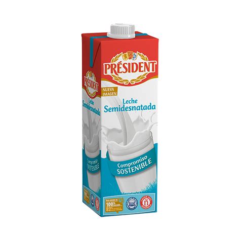 Brik De Leche Uht Semidesnatada L Pr Sident President