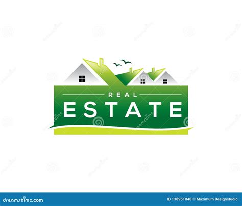 Green Real Estate Logo Logo Stock Vector Illustration Of Concept