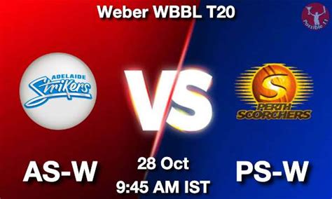 AS W Vs PS W Dream11 Prediction Team Live Cricket 28 Oct 2022