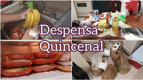 Despensa Quincenal Para Personas Rutina Despues Del Super Mi Gasto