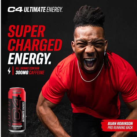 C4 Ultimate 300mg Caffeine Sugar Free Energy Drink Fruit Punch