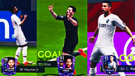 How Messi And Ronaldo Celebrate In Fifa Mobile 21 Best Celebrations