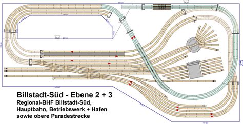 Meises Modelbahncenter GP6 0010 C Gleisplan Billstadt Süd 600 x 300 210