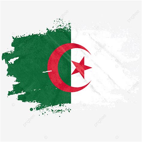 Algeria Flag PNG Picture, Vintage Algeria Flag, Algeria Flag, Algeria ...