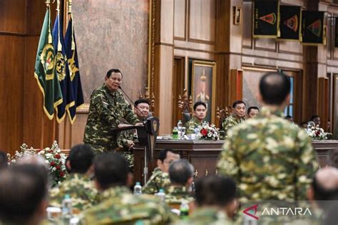 Beginilah Suasana Pembekalan Dari Presiden Prabowo Subianto Untuk