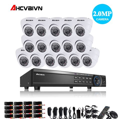 Ch Ahd Dvr System Kit With Mp P Security Dome Ahd Camera Full