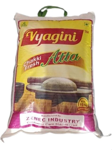 Indian Wheat Vyagini Kg Chakki Fresh Atta Packaging Type Plastic