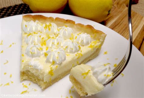 Lemon Mascarpone Tart Keto Low Carb And Gluten Free Keto Dessert