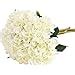 Tifuly Artificial Hydrangea Flower 5 PCS Realistic Single Long Stem