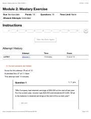 Module Mastery Exercise Wa Fin Pdf Module Mastery